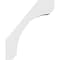 Ekena Millwork 4-in. W x 18-in. D x 22-in. H Legacy Architectural Grade PVC Knee Brace BRCP04X18X22LEC - alternate 3